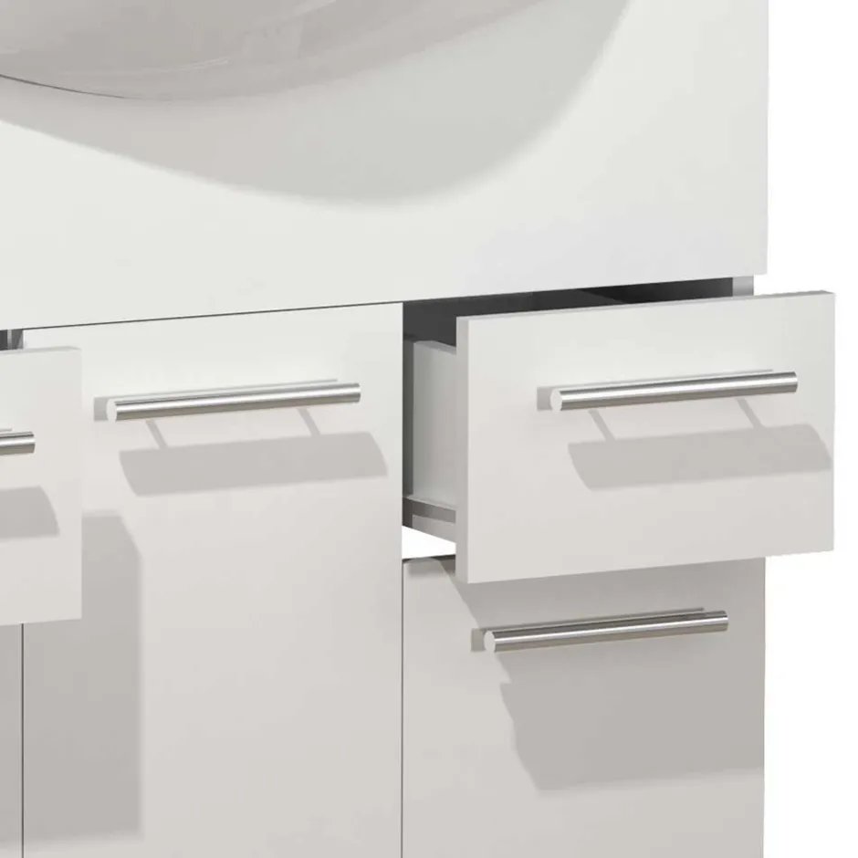 Wohnen Moderner Waschplatz fürs Bad - Nancyssa (zweiteilig)