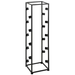 Moderner Weinflaschen Halter in Schwarz - Esman^Wohnen Sale