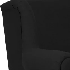 Moderner XXL Ohrensessel in Schwarz - Halolas^Wohnen Discount