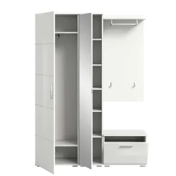 Modernes Garderobenset in Weiß - Rugova I^Wohnen Sale