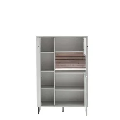 Modernes Highboard mit Glaseinsatz - Varzino^Wohnen New