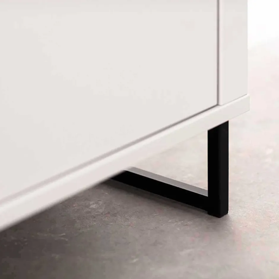 Modernes Highboard mit Glaseinsatz - Varzino^Wohnen New