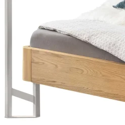 Modernes Himmelbett in Eiche Bianco & Weiß - Blackbeard^Wohnen Hot