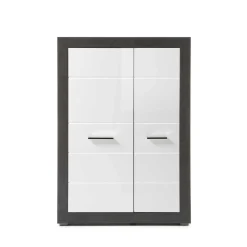 Modernes Hochglanz Highboard mit 2 Türen - Istensa I^Wohnen New