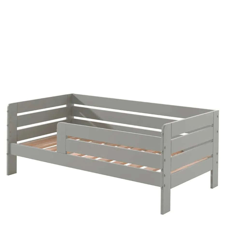Kinder Wohnen Modernes Kinderbett mit Rausfall-Schutz - 140x70 - Naosa