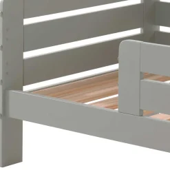 Kinder Wohnen Modernes Kinderbett mit Rausfall-Schutz - 140x70 - Naosa