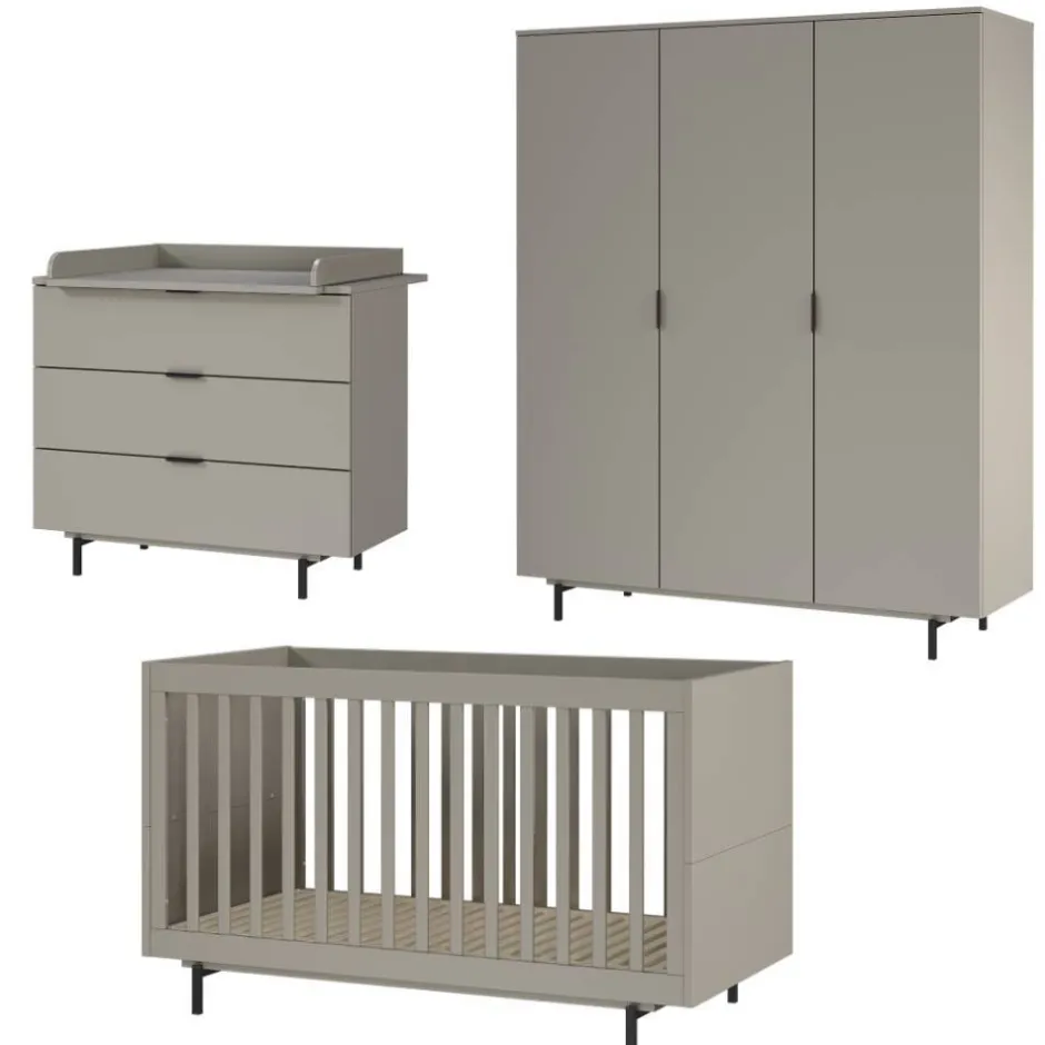 Modernes Kinderzimmer in Grau - Suzanas (dreiteilig)^Wohnen New