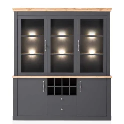 Modernes Landhaus Buffet in Anthrazit - Lionel^Wohnen Outlet