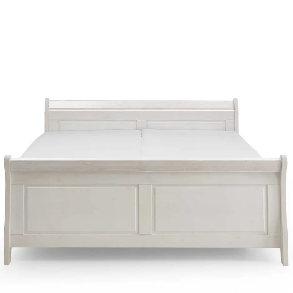 Modernes Landhausbett in Weiß - Kazanova^Wohnen Best