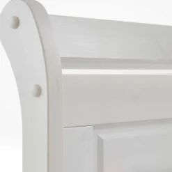 Modernes Landhausbett in Weiß - Kazanova^Wohnen Best