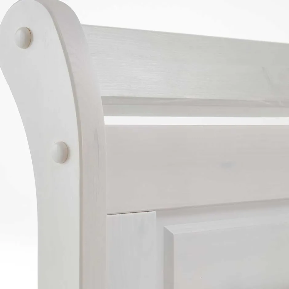 Modernes Landhausbett in Weiß - Kazanova^Wohnen Best