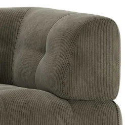 Modernes Modulsofa Ecke in Blassgrün Cord - Praggio^Wohnen Online