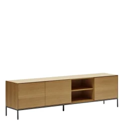 Modernes TV Lowboard in Eiche - Utperio^Wohnen Discount