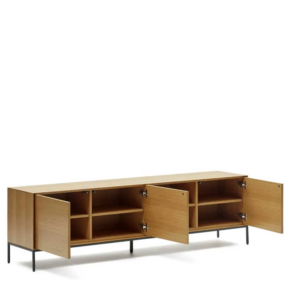 Modernes TV Lowboard in Eiche - Utperio^Wohnen Discount