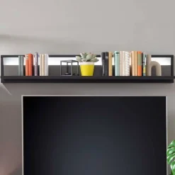 Wohnen Modernes Wandboard in Grau - 156 cm breit - Ridona