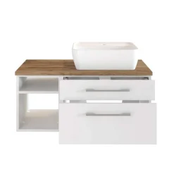 Modernes Waschbecken mit Schrank & Regal - Enwicos^Wohnen Clearance