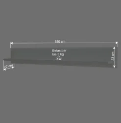 Modernes Wohnraum Hängeboard in Weiß - Hazime^Wohnen Discount