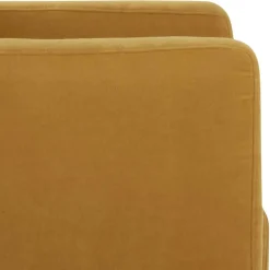 Wohnen Modern-kantiger Sessel in Gelb und Buche - Crasting