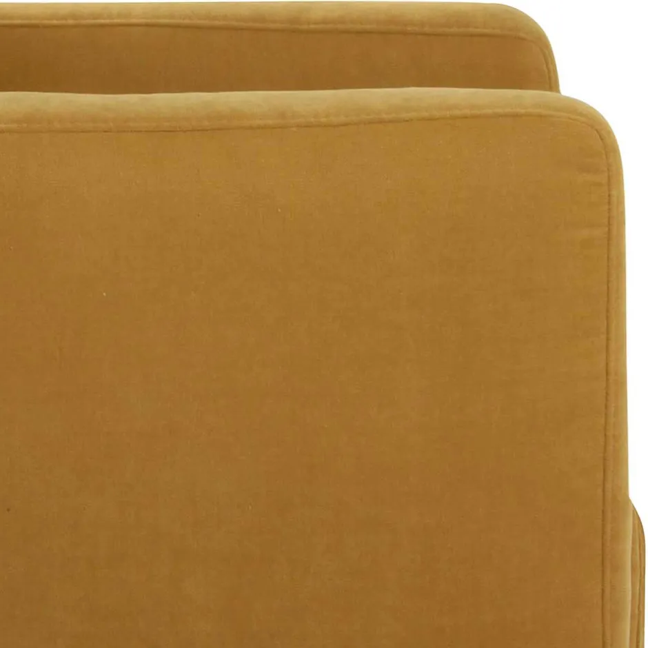 Wohnen Modern-kantiger Sessel in Gelb und Buche - Crasting