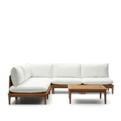 Modul Lounge aus Teak - Palm (sechsteilig)^Wohnen Clearance