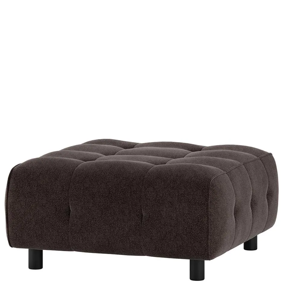 Wohnen Modul Sofahocker in Graubraun meliert - Shinin