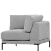 Wohnen Modulares Sofa Eckelement in Hellgrau - Horedion