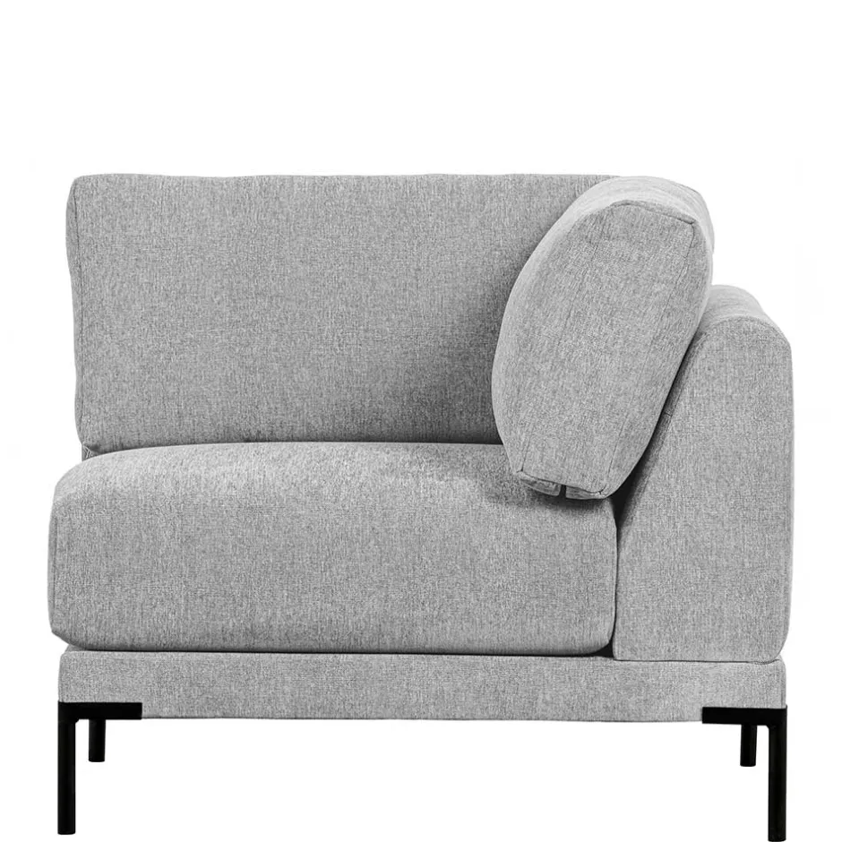 Wohnen Modulares Sofa Eckelement in Hellgrau - Horedion