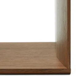 Wohnen Modulregal in Nussbaum Furnier - Abelle (neunteilig)