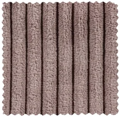 Modulsofa Eckelement aus Cord Mauve - Samorah^Wohnen Outlet