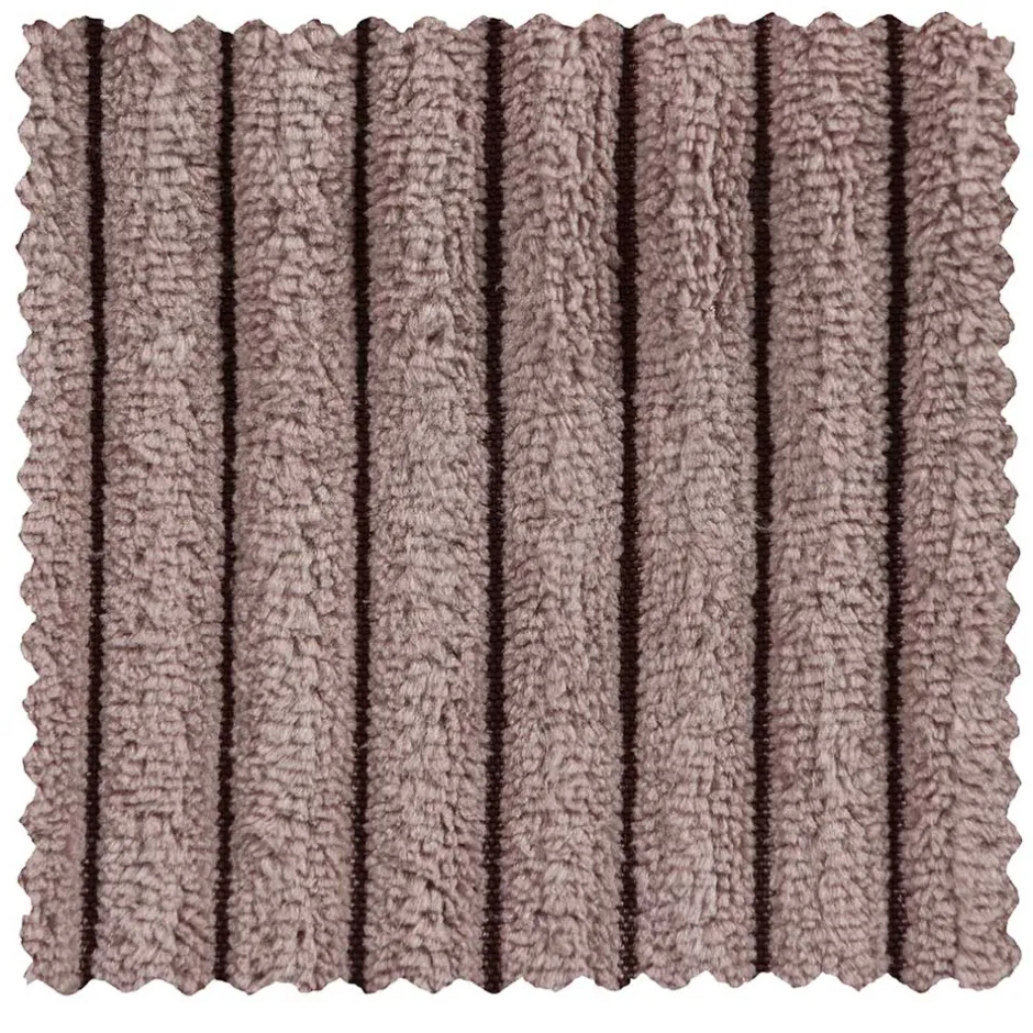 Modulsofa Eckelement aus Cord Mauve - Samorah^Wohnen Outlet