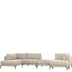 Modulsofa Eckelement in Beige - Guerrero^Wohnen Hot