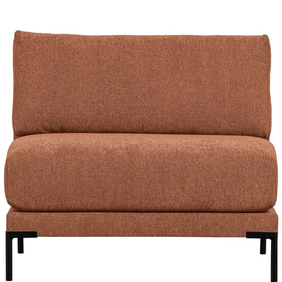 Wohnen Modulsofa Element in Rost Braun Chenille - Brixx