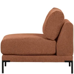 Wohnen Modulsofa Element in Rost Braun Chenille - Brixx