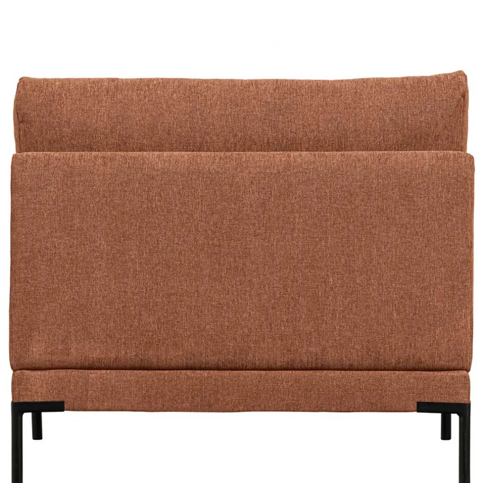 Wohnen Modulsofa Element in Rost Braun Chenille - Brixx
