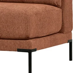 Wohnen Modulsofa Element in Rost Braun Chenille - Brixx