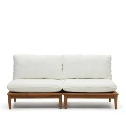 Modulsofa Teak aus zwei Elementen - Palm^Wohnen New
