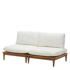 Modulsofa Teak aus zwei Elementen - Palm^Wohnen New
