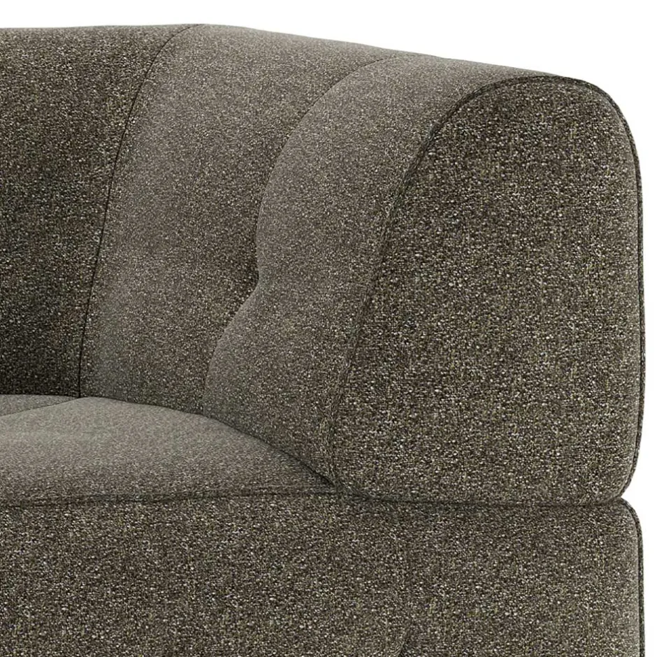 Modul-Wohnlandschaft Eckelement aus Strukturstoff - Brasso^Wohnen Online