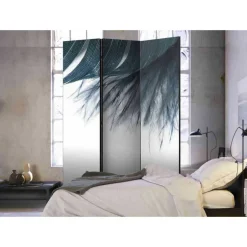 Wohnen Motiv Raumtrenner Vogelfeder Close Up - Badetta