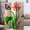 Wohnen Motiv Trennwand Blume & Schmetterlinge - Rovigo