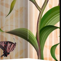 Wohnen Motiv Trennwand Blume & Schmetterlinge - Rovigo