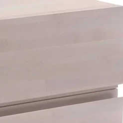 Nachtkommode aus Buche in Weiß lasiert - Elric^Wohnen Best