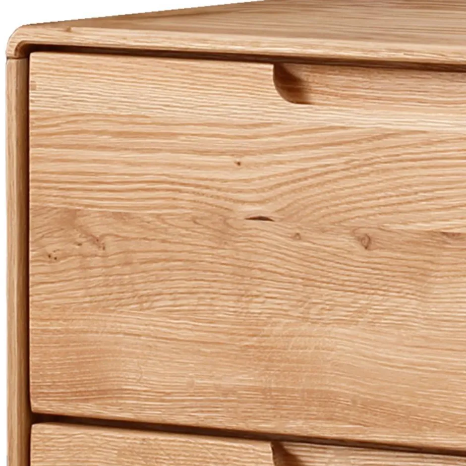 Nachtkommode aus Massivholz Wildeiche - Darcona^Wohnen Outlet