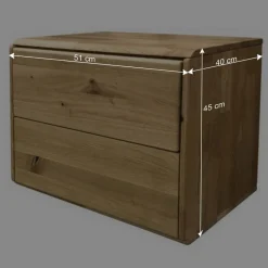 Nachtkommode aus Wildeiche Massivholz - Feanor^Wohnen Clearance