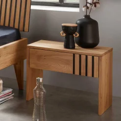 Nachtkommode aus Wildeiche Massivholz geölt - Manarola^Wohnen