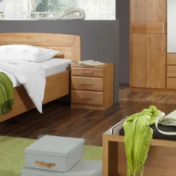 Nachtkommode Bordeaux aus Erle (2er Set)^Wohnen Best