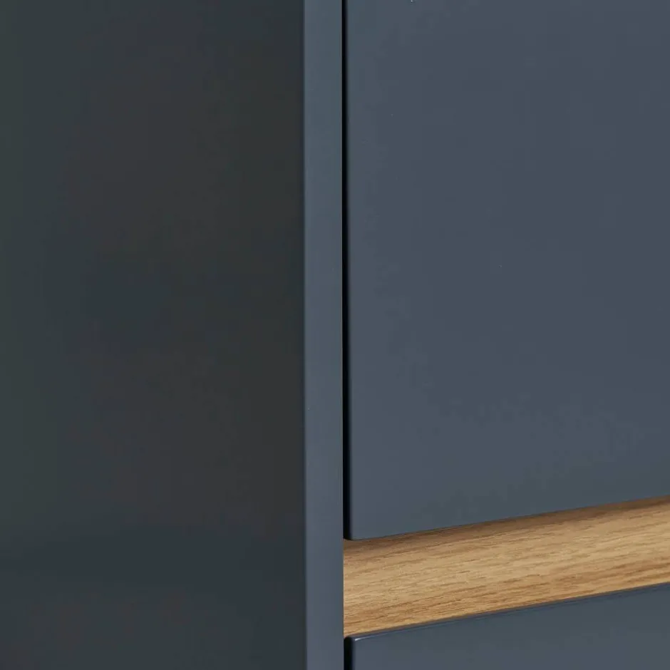 Nachtkommode in Dunkelgrau - Jayant^Wohnen