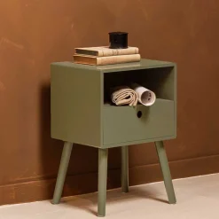 Nachtkommode in Dunkelgrün - Joi^Wohnen Outlet