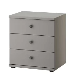 Nachtkommode in Hellgrau - Ridonna^Wohnen Discount