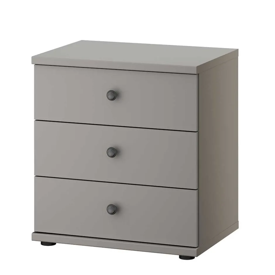 Nachtkommode in Hellgrau - Ridonna^Wohnen Discount